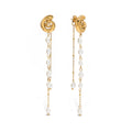 Aretes Nautilus Perlé Drop