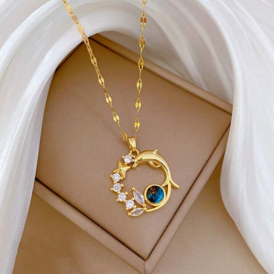 Collar con Diseño de Delfín