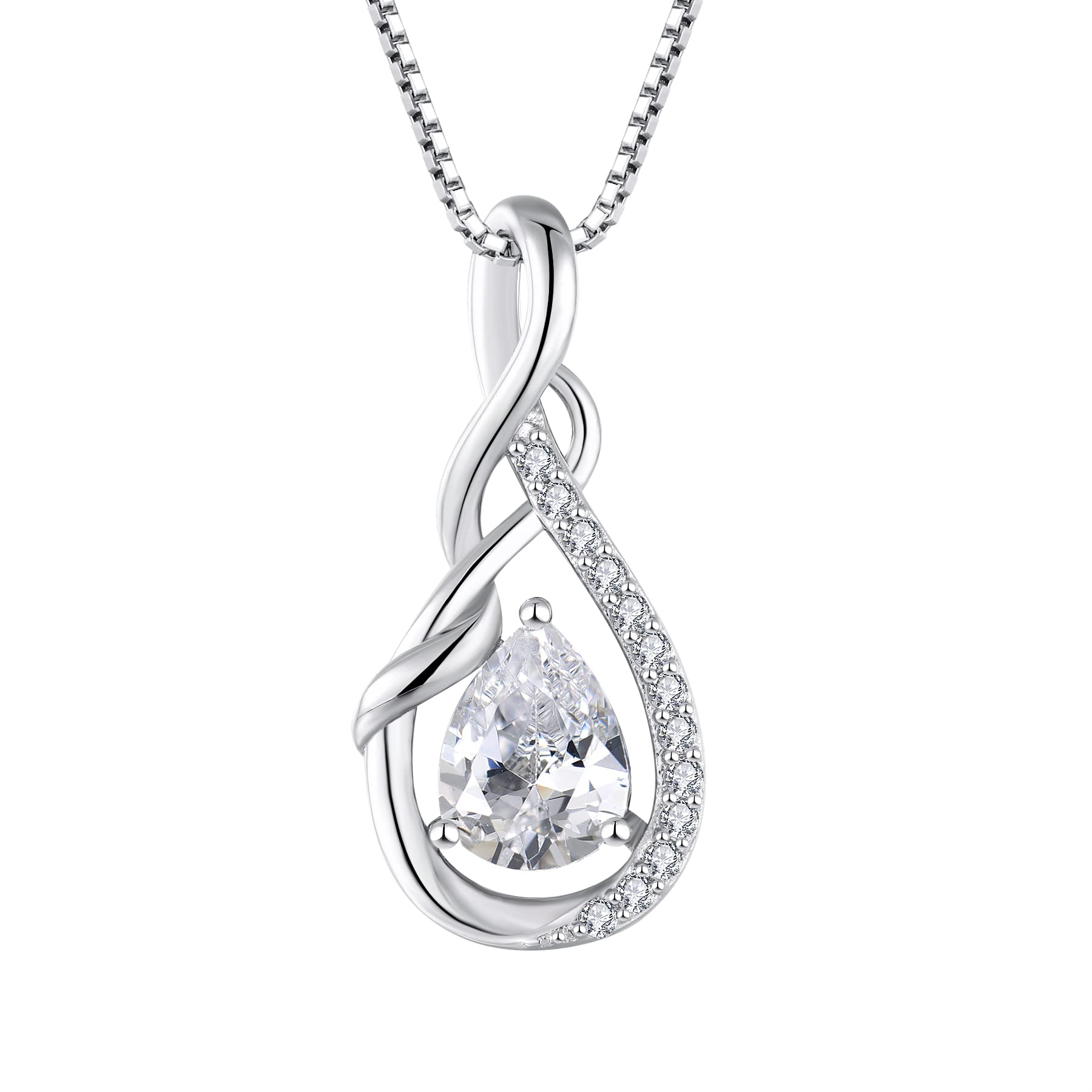 Collar de Plata de Ley 925 Estilo Infinito