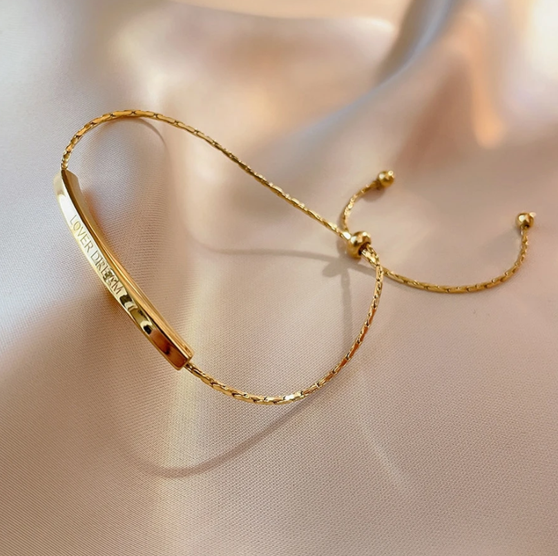 Pulsera Ajustable de Acero Inoxidable