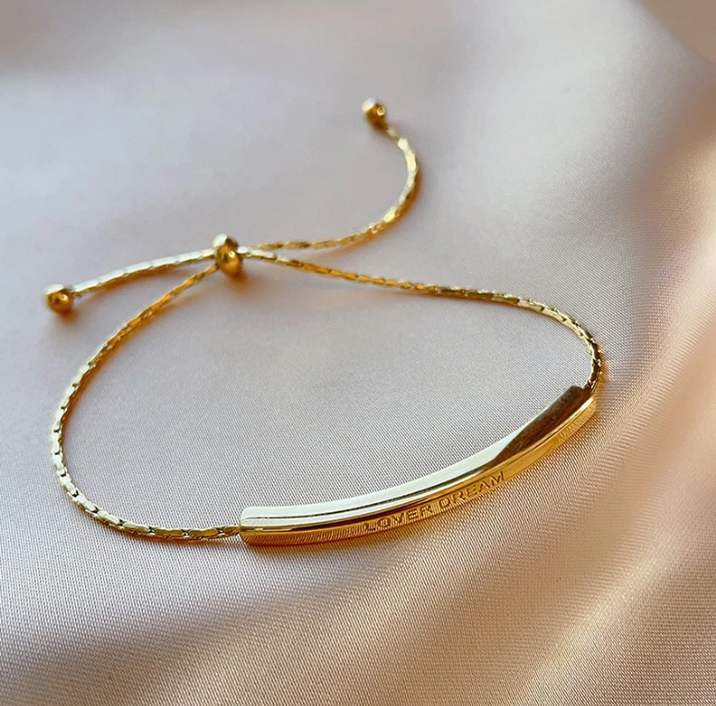 Pulsera Ajustable de Acero Inoxidable