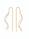 Aretes Largos en Acero Inoxidable