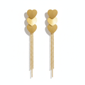 Aretes Falling Hearts