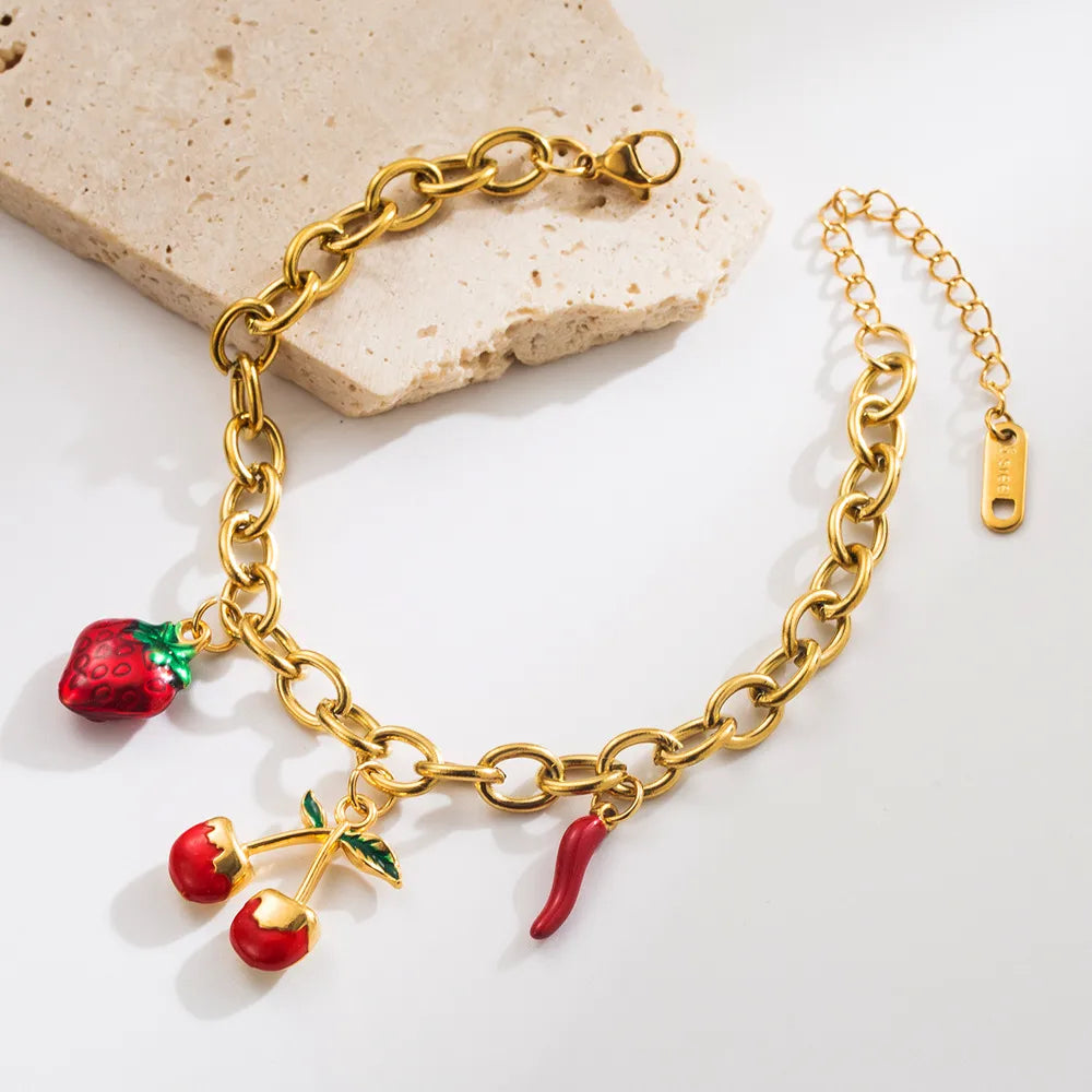Pulsera Frutal en Acero Inoxidable