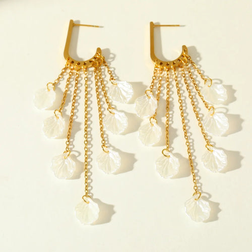 Aretes Golden Rain