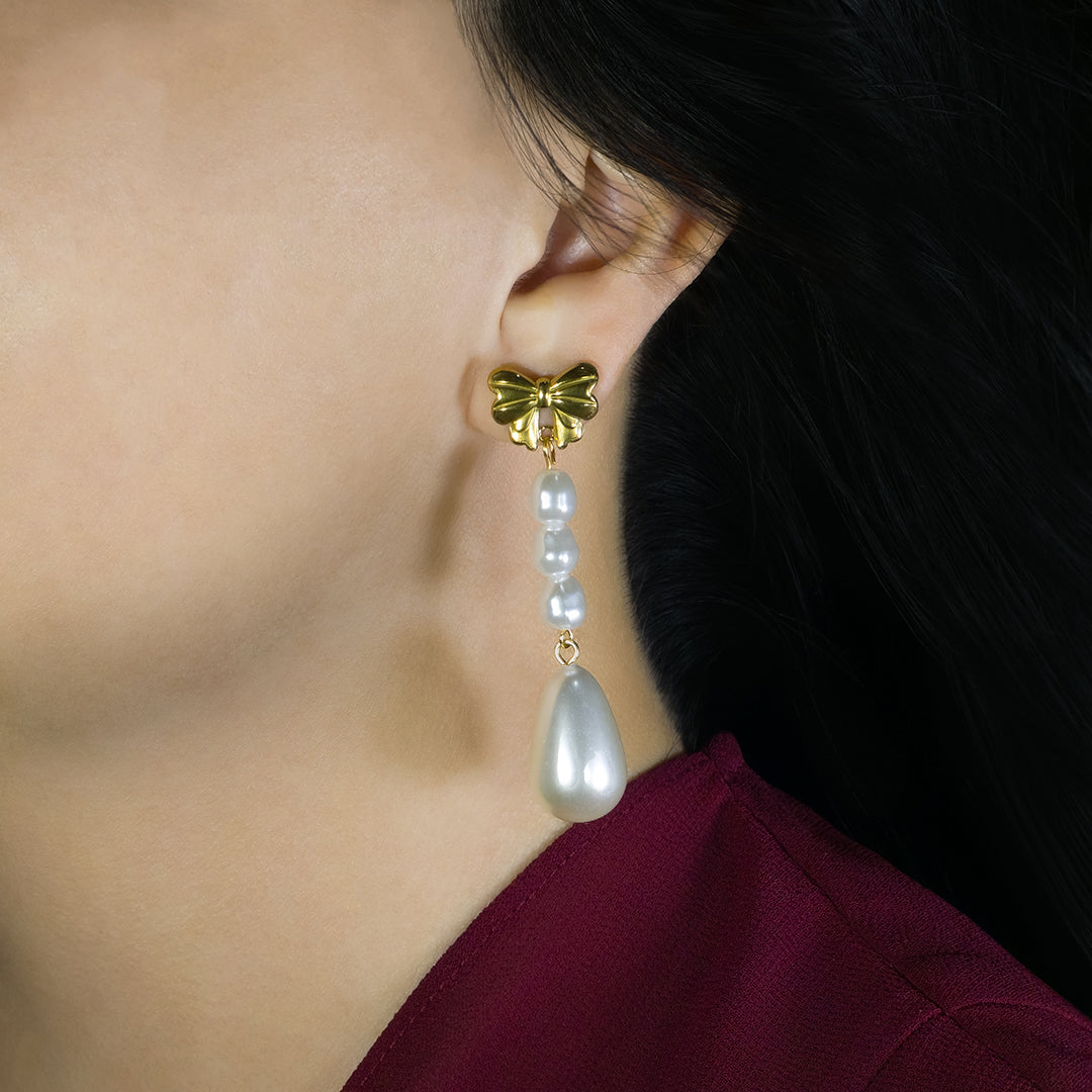 Aretes Brigitte Perlados